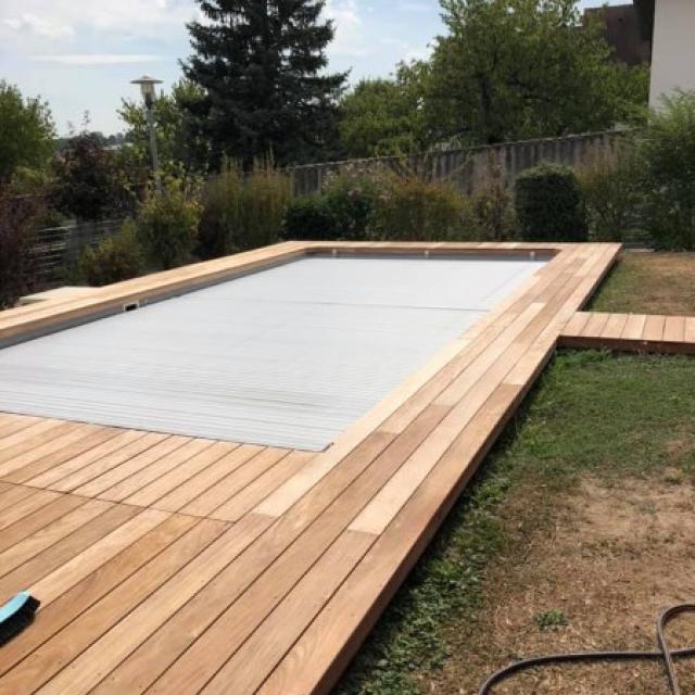 Pose de terrasse en bois